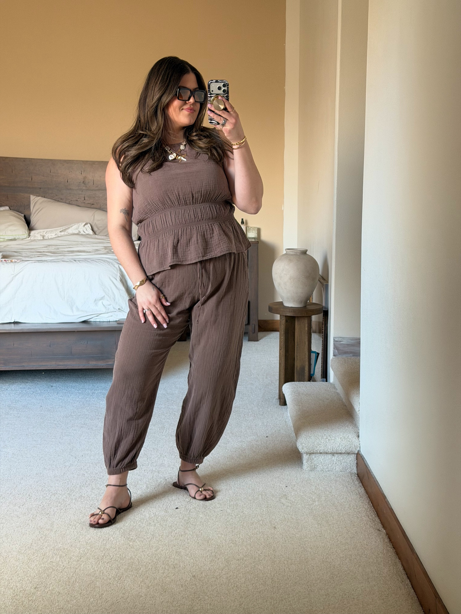 Another spring break, vacation, resort wear for summer outfit idea. Wearing large in the joggers and the top- so easy to mix and match

Midsize and thick tummy approved, size 14 Mom friendly

#LTKTravel #LTKmomlife #LTKMidsize