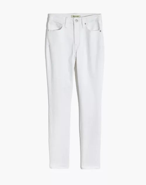 Tall Curvy High-Rise Skinny Jeans in Pure White | Madewell