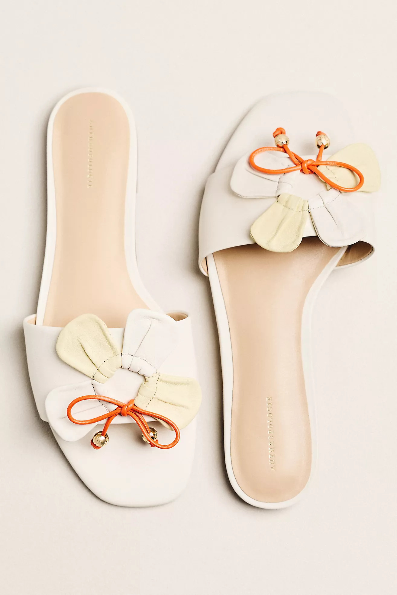 Maeve Flower Slide Sandals | Anthropologie (US)