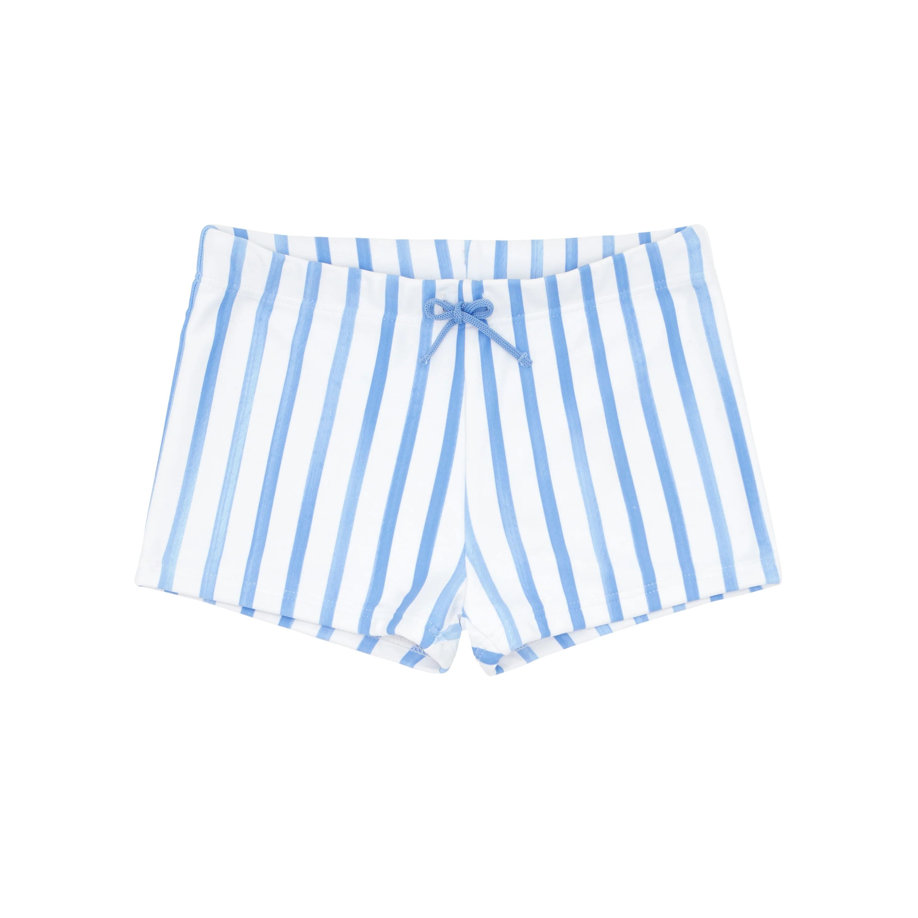 boys bahamian blue stripe brief | minnow