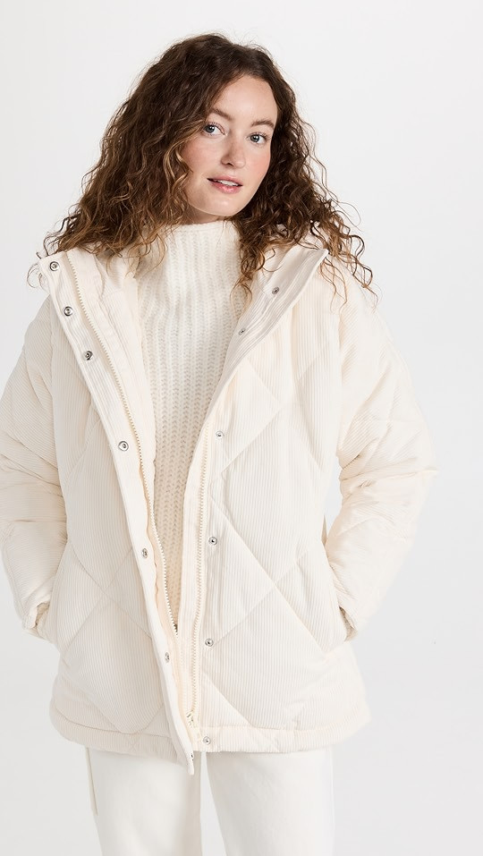 Corduroy Holland Quilted Puffer Parka | Shopbop