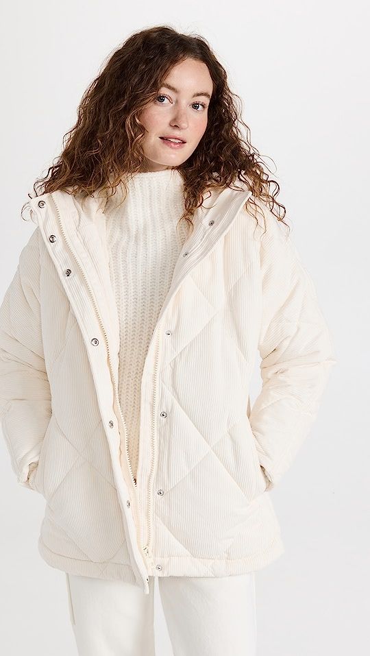 Madewell Corduroy Holland Quilted Puffer Parka | SHOPBOP | Shopbop