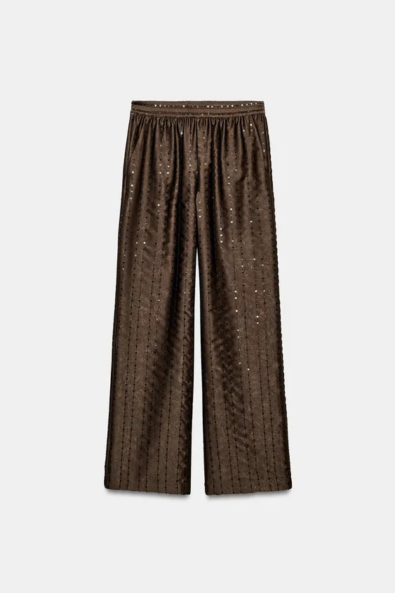 FLIESSENDE PAILLETTENHOSE | Zara US