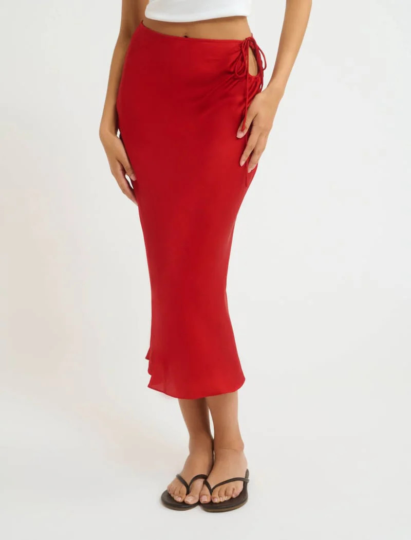 Kauai Keyhole Midi Skirt | Shirley Temple | Rumored