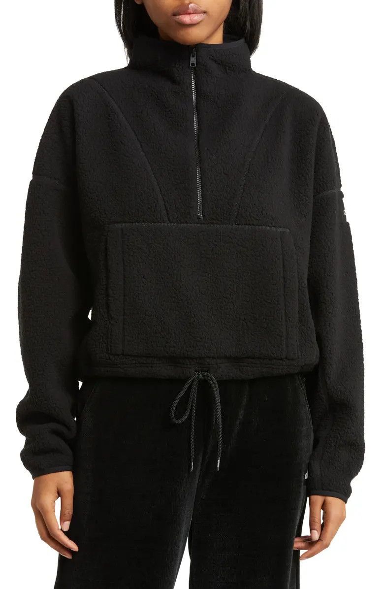 Alo Elysian High Pile Fleece Half Zip Pullover | Nordstrom | Nordstrom
