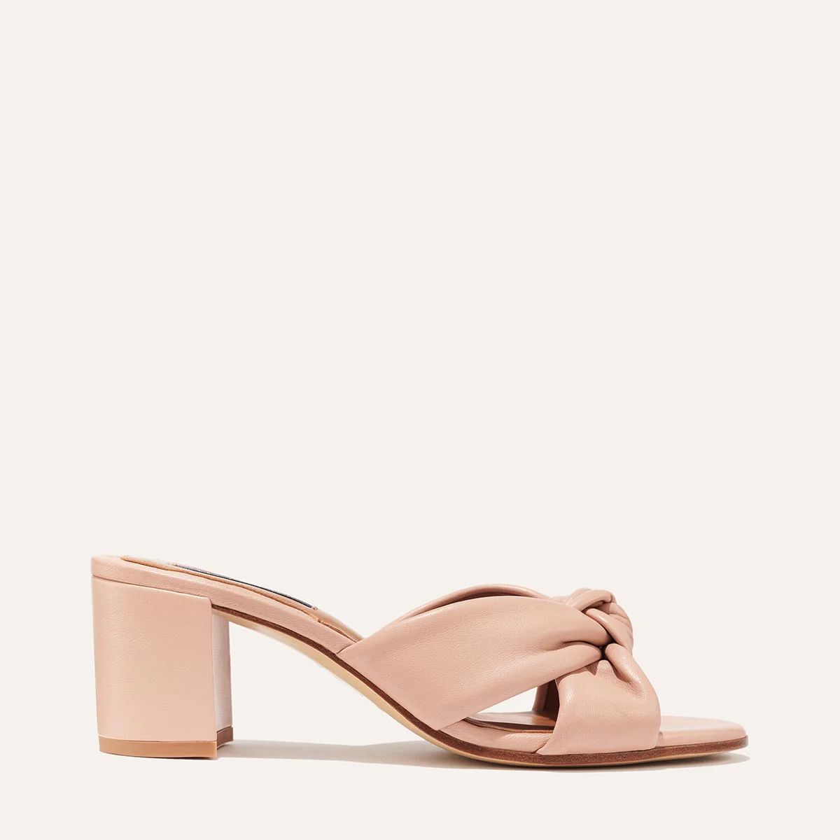 The Carmine Mule - Rose Nappa | Margaux