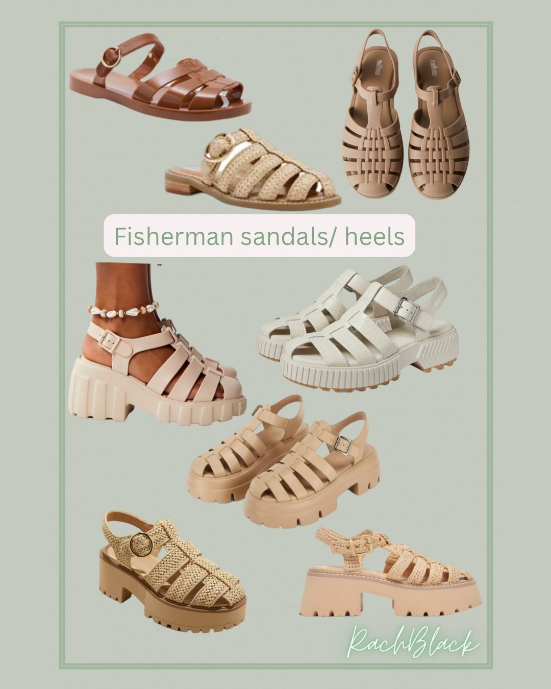 Fisherman heels
Fisherman sandals
Summer shoes 
Look for less 