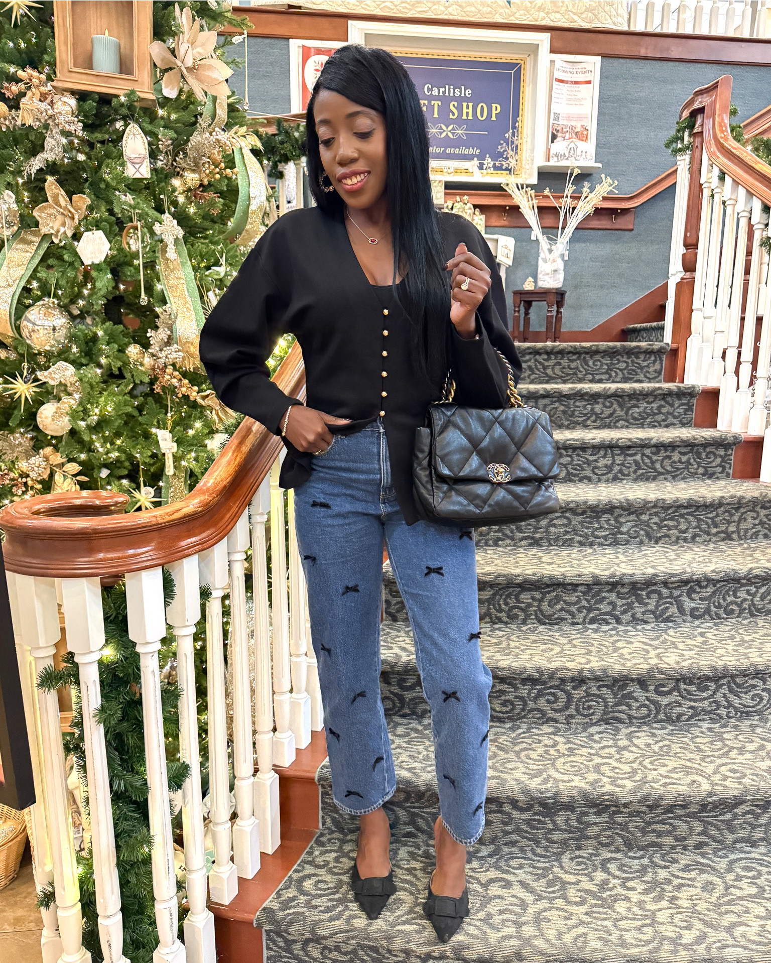 My top is true to size. Wearing a small. 
Jeans run slightly big. Sized down to a 24. 

Fall Outfit, Casual Outfit, Jeans, Ootd, 

#LTKSeasonal #LTKOver40 #LTKSaleAlert 

#LTKFindsUnder100 #LTKHoliday #LTKootd