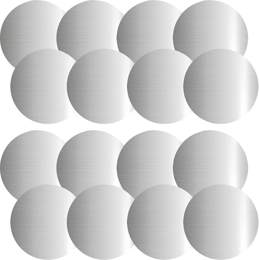 Phone Metal Stickers for Magnetic Mount. Replacement Set of 16 Magnet Metal Plates Inside Cell Ph... | Amazon (US)