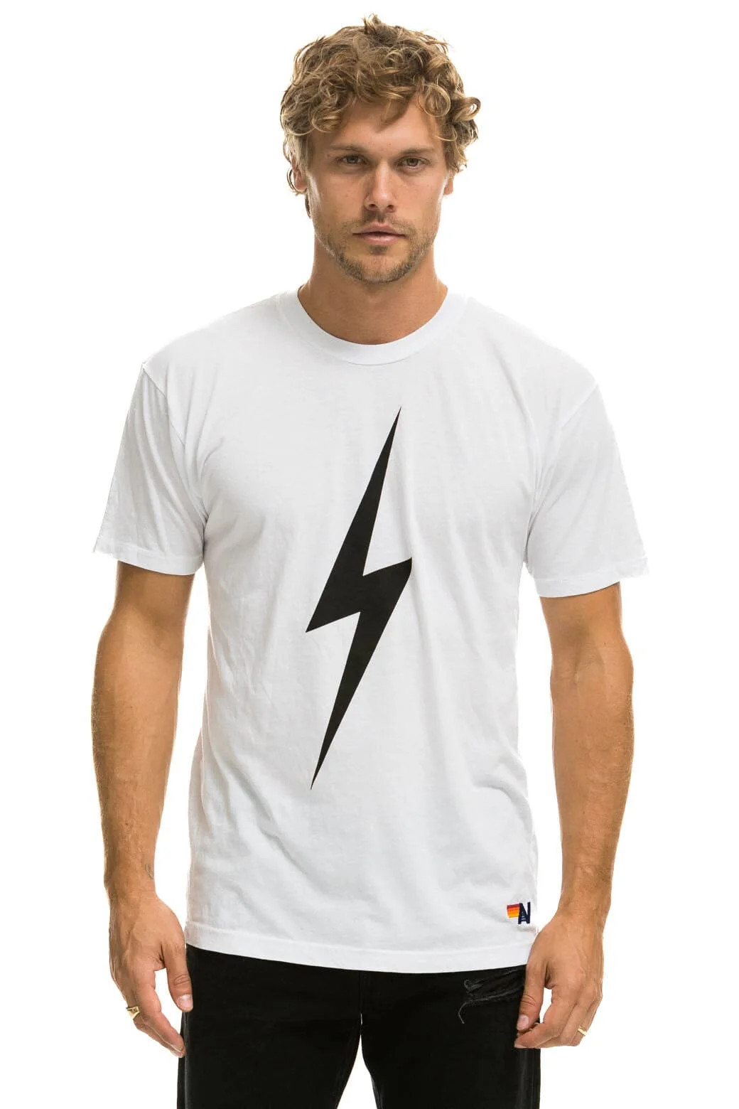 BOLT TEE - WHITE | Aviator Nation