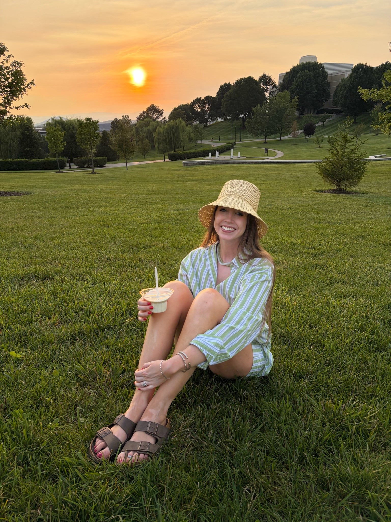 My favorite matching sets for summer! Also linking m scalloped raffia bucket hat 😍

#LTKSeasonal #LTKSaleAlert