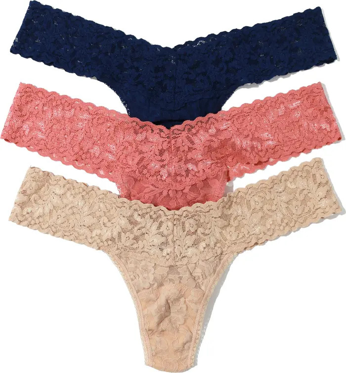 Hanky Panky Holiday Assorted 3-Pack Low Rise Thongs | Nordstrom | Nordstrom