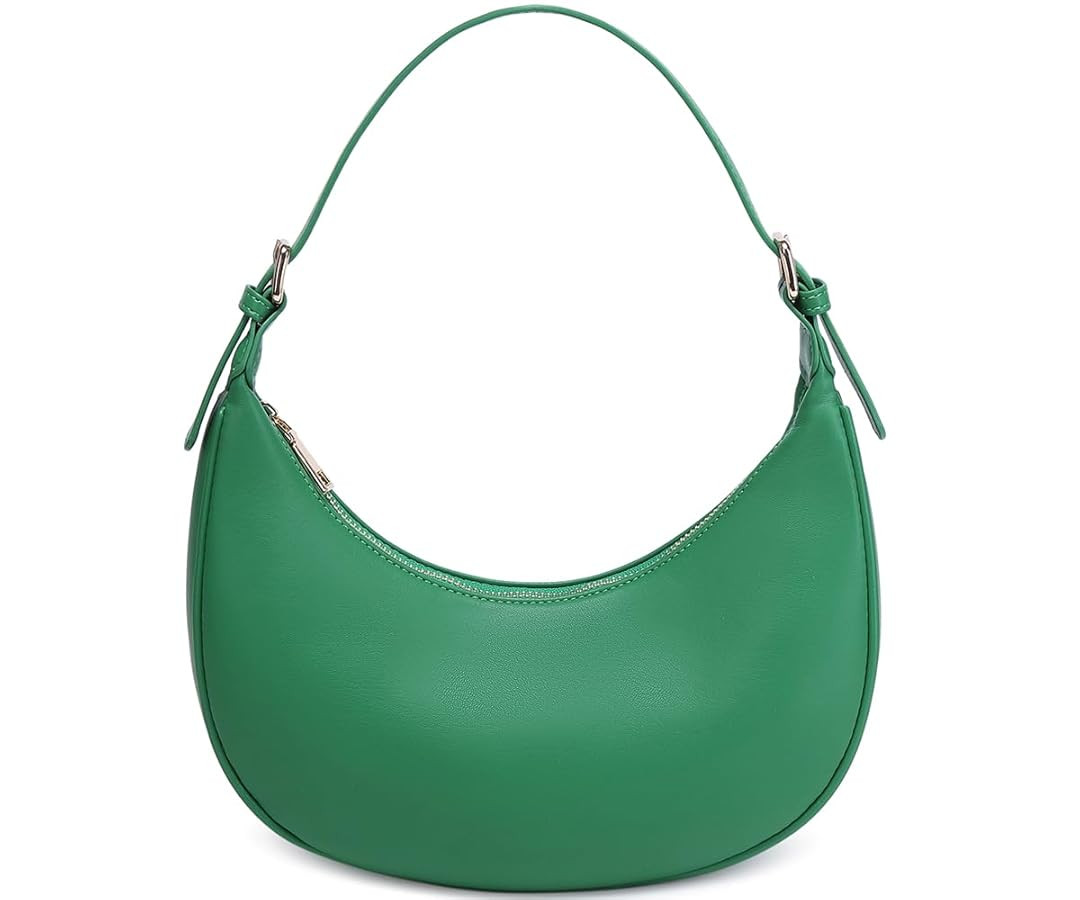 Fashion Small Crescent Underarm Shoulder Bag for Women Trendy Purse Hobo Handbags Clutch Crossbod... | Amazon (US)