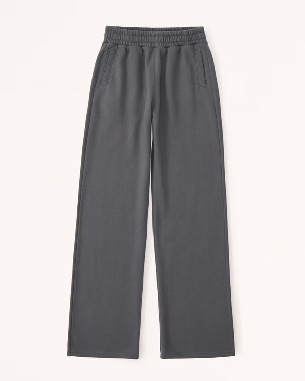Women's Relaxed Straight Sweatpant | Women's Up To 25% Off Select Styles | Abercrombie.com | Abercrombie & Fitch (US)