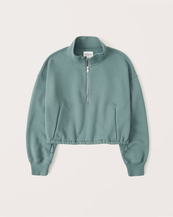 softAF MAX Cinched Bungee Half-Zip | Abercrombie & Fitch (US)