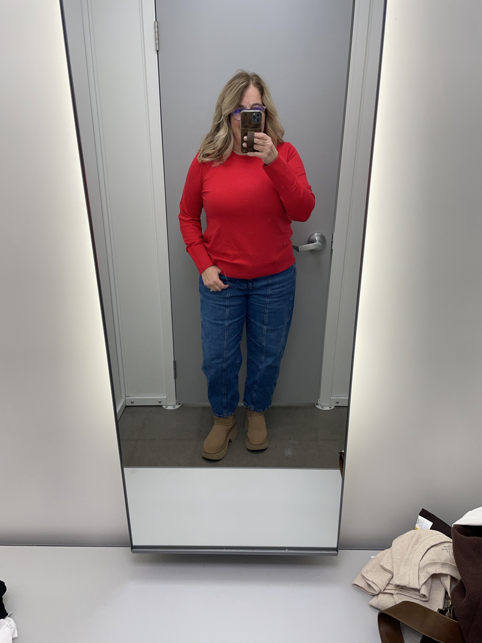 Red sweater🤍

#LTKSeasonal #LTKOver40 #LTKMidsize