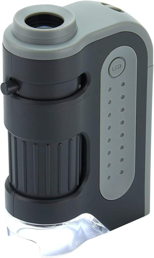 Carson MicroBrite Plus 60x-120x Power LED Lighted Pocket Microscope | Amazon (US)