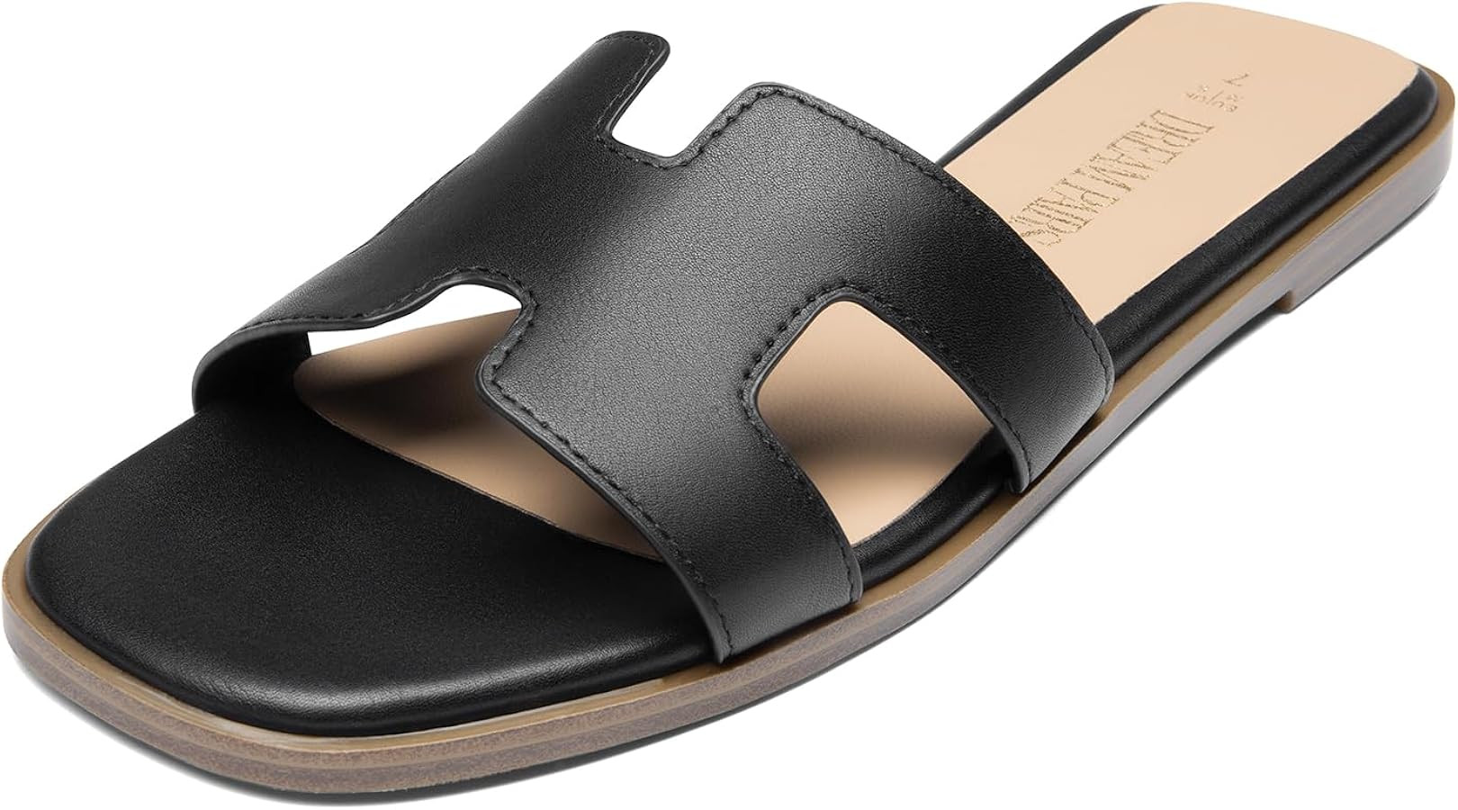 DREAM PAIRS Women's Slide Sandals Cute Slip on Flat Ladies Dressy Sandals for Summer SDSS2401W | Amazon (CA)