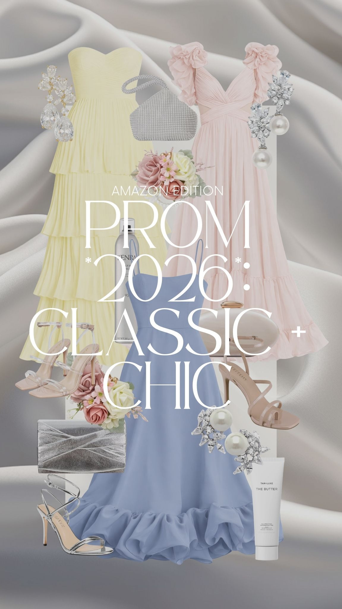 Some of the most elegant prom dresses and accessories I’ve found for 2026. These pieces are timeless, polished, and perfect for a classic prom look. 

 #LTKgrwm #LTKSeasonal #LTKBeauty