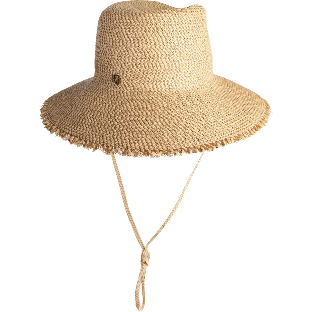 Eric Javits Suncoast II Woven Straw Hat in Peanut at Nordstrom | Nordstrom
