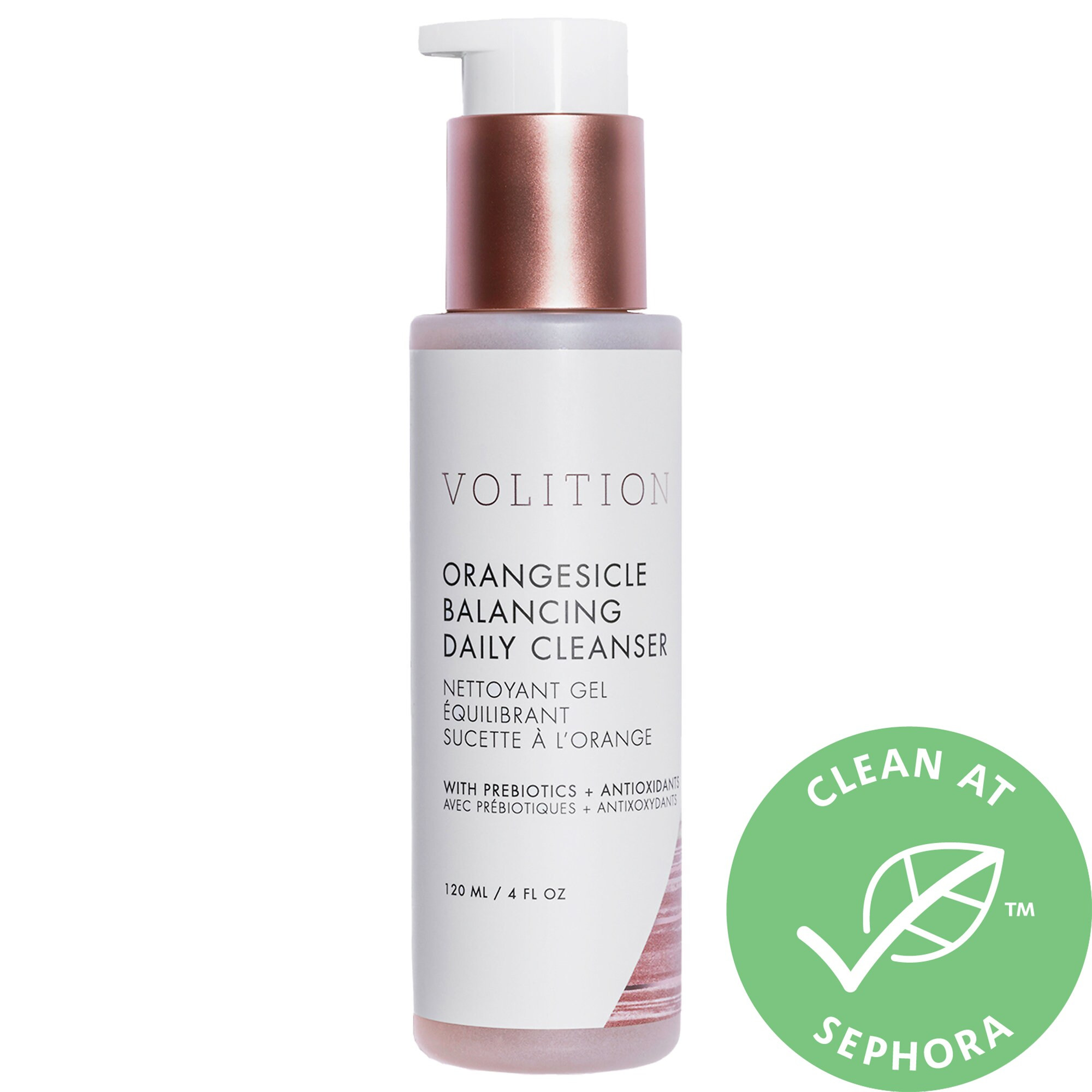 Volition Beauty Orangesicle Balancing Daily Cleanser with Prebiotics + Antioxidants 4.0 oz/ 120 mL | Sephora (US)