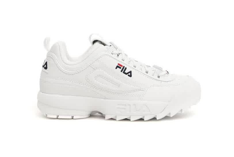 FILA Ladies White Disruptor Low Top Sneakers | Jomashop.com & JomaDeals.com