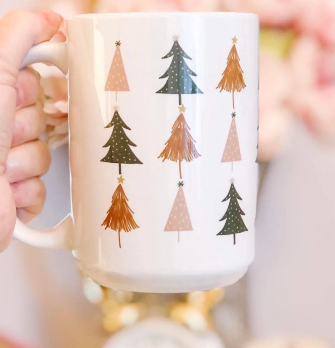 Mini Tree Wrap-around Mug | Sweet Mint Handmade Goods