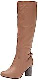 Journee Collection Women's Knee High Boots, Tan, 8.5 | Amazon (US)