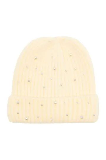 Faux Pearl Galore Beanie | Nordstrom Rack