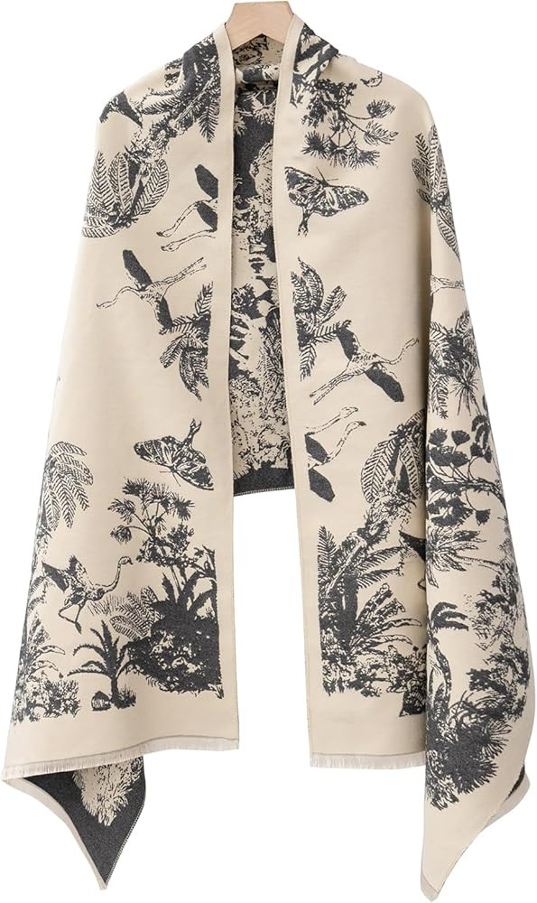 Soft Silky Pashmina Shawl Wrap for Women,Warm Winter Scarf,Blanket Shawl for Wedding,Travel,Eveni... | Amazon (US)