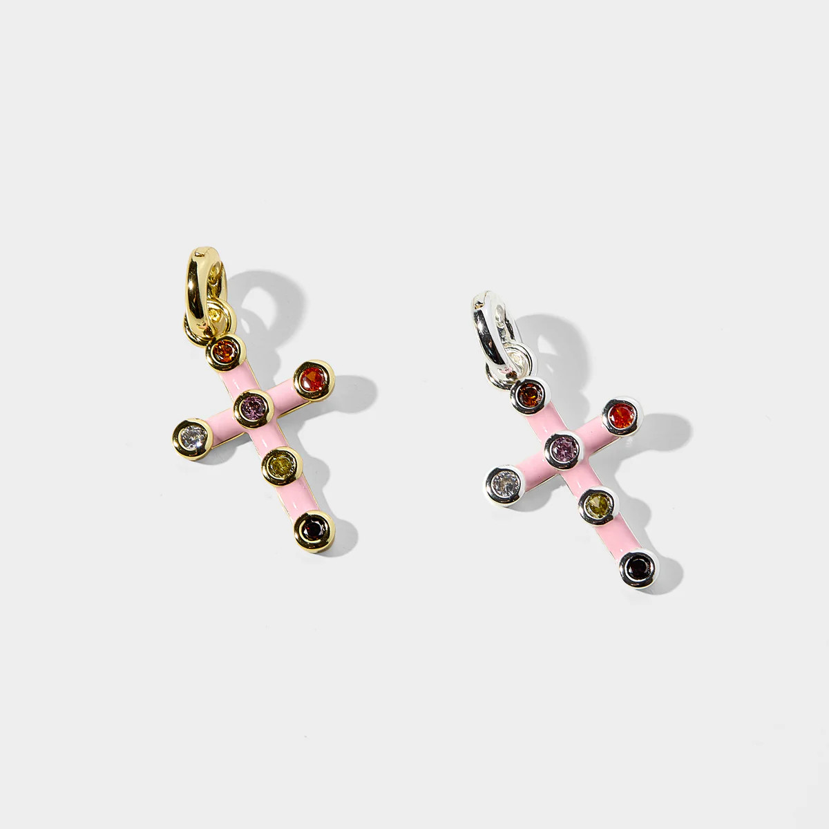 Pink Cross Charm | Allie + Bess