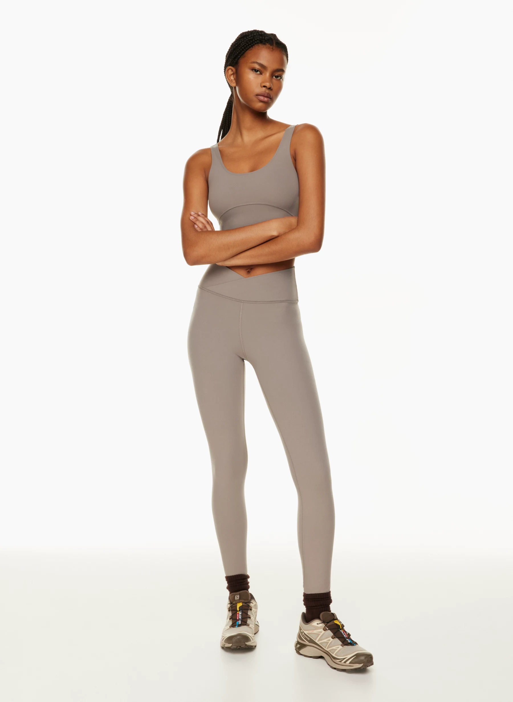 TNABUTTER™ CROSSOVER HI-RISE LEGGING | Aritzia