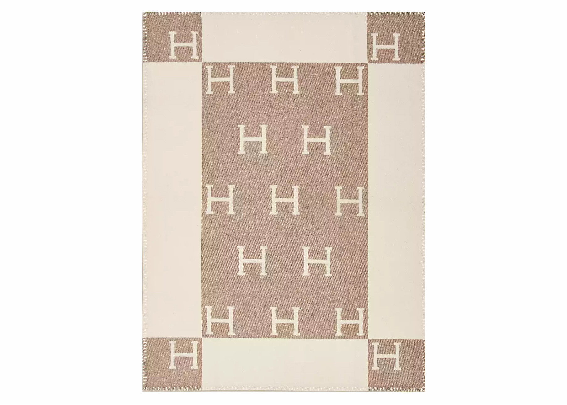 Hermes Avalon Baby Blanket in Noisette Moyen/Blanc | StockX