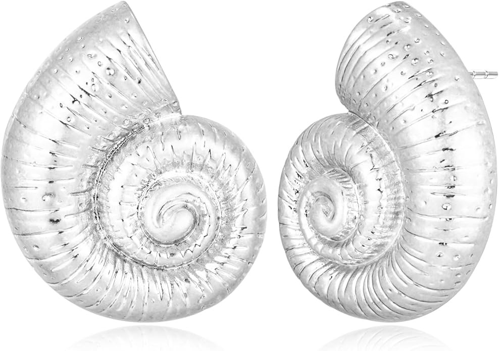 Gold Boho Ocean Earrings, Shell Earrings Seashell Stud Earrings Beach Jewelry Gifts for Women | Amazon (US)