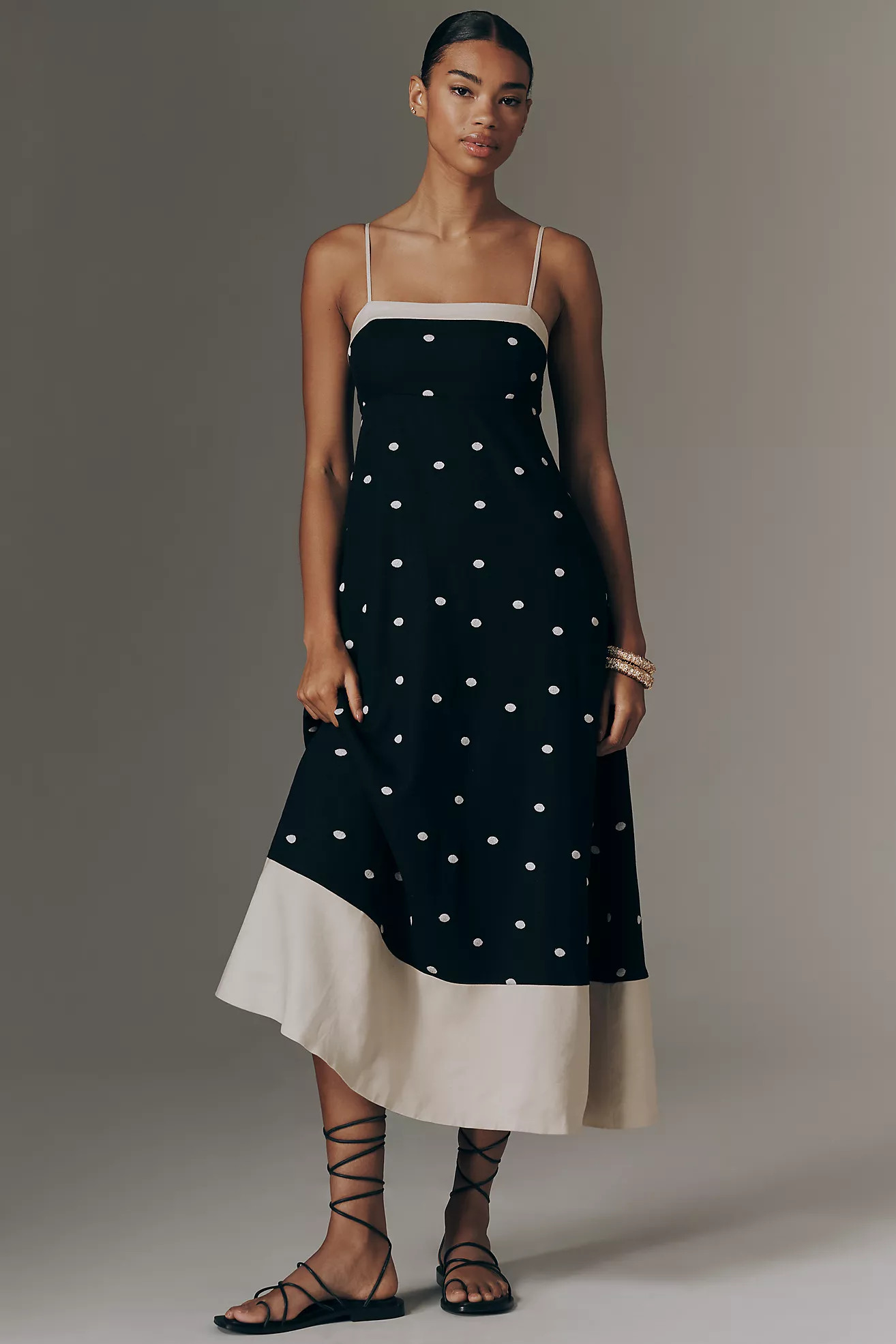 Maude Jacky Linen Maxi Dress | Anthropologie (US)