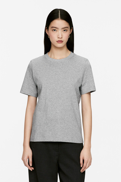 LILY Lightweight T-Shirt – Grey Melange – Women – ARKET GB | Arket UK