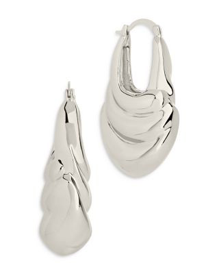 Sterling ForeverManon Sculpted Hoop Earrings | Bloomingdale's (US)
