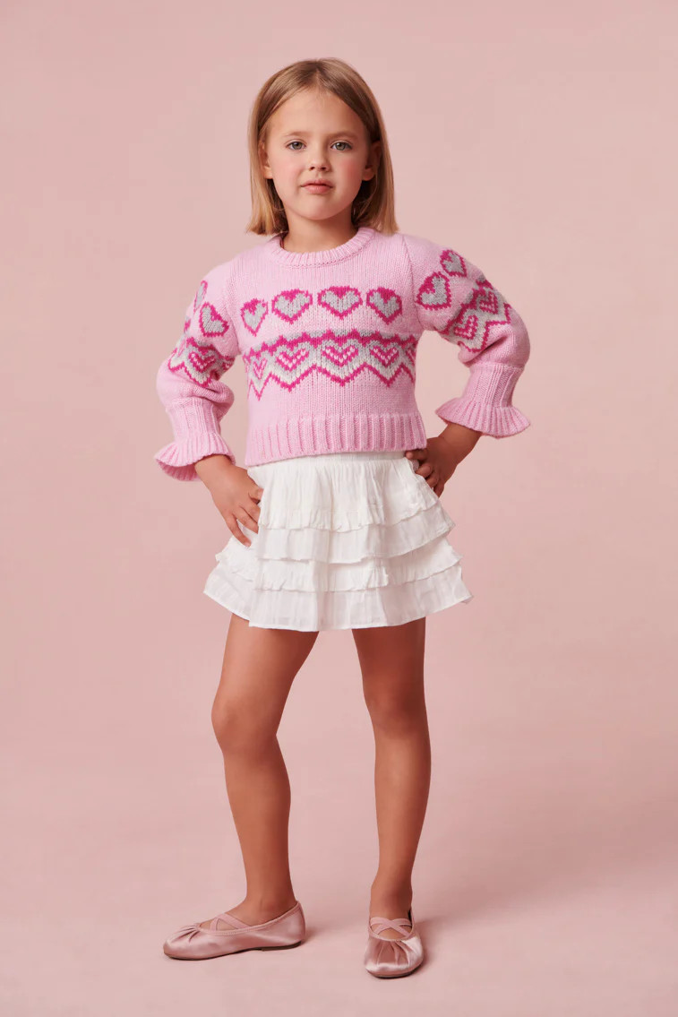Girls Lorica Sweater | LOVESHACKFANCY