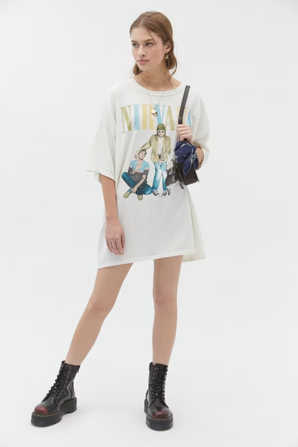 Nirvana Photo T-Shirt Dress | Urban Outfitters (US and RoW)