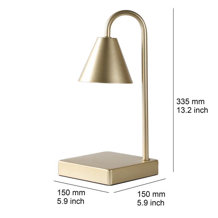 Mainstays Candle Warmer Lamp, Gold | Walmart (US)