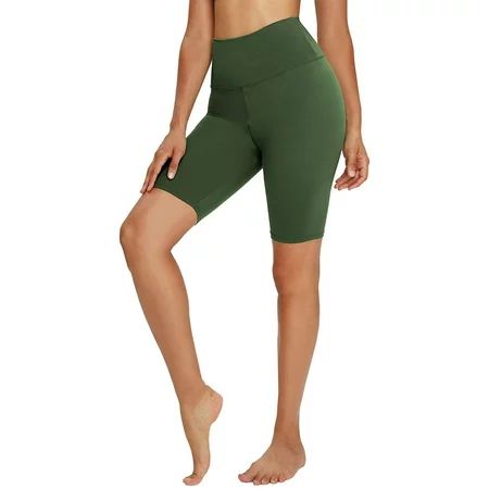 8 Buttery Soft Biker Shorts for Women Print High Waisted Workout Yoga Athletic Shorts | Walmart (US)