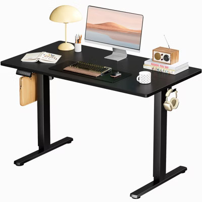 Bestier Ergonomic Standing Desk with Memory Presets & T-Shaped Steel Frame - Height Adjustable Computer Workstation | Target
