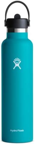 Hydro Flask 24 oz Standard Mouth Water Bottle with Flex Cap or Flex Straw | Amazon (US)