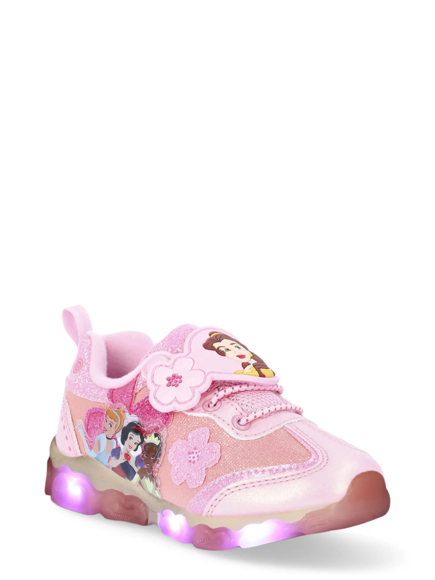 Disney Princess Toddler Girls Light Up Athletic Sneaker | Walmart (US)