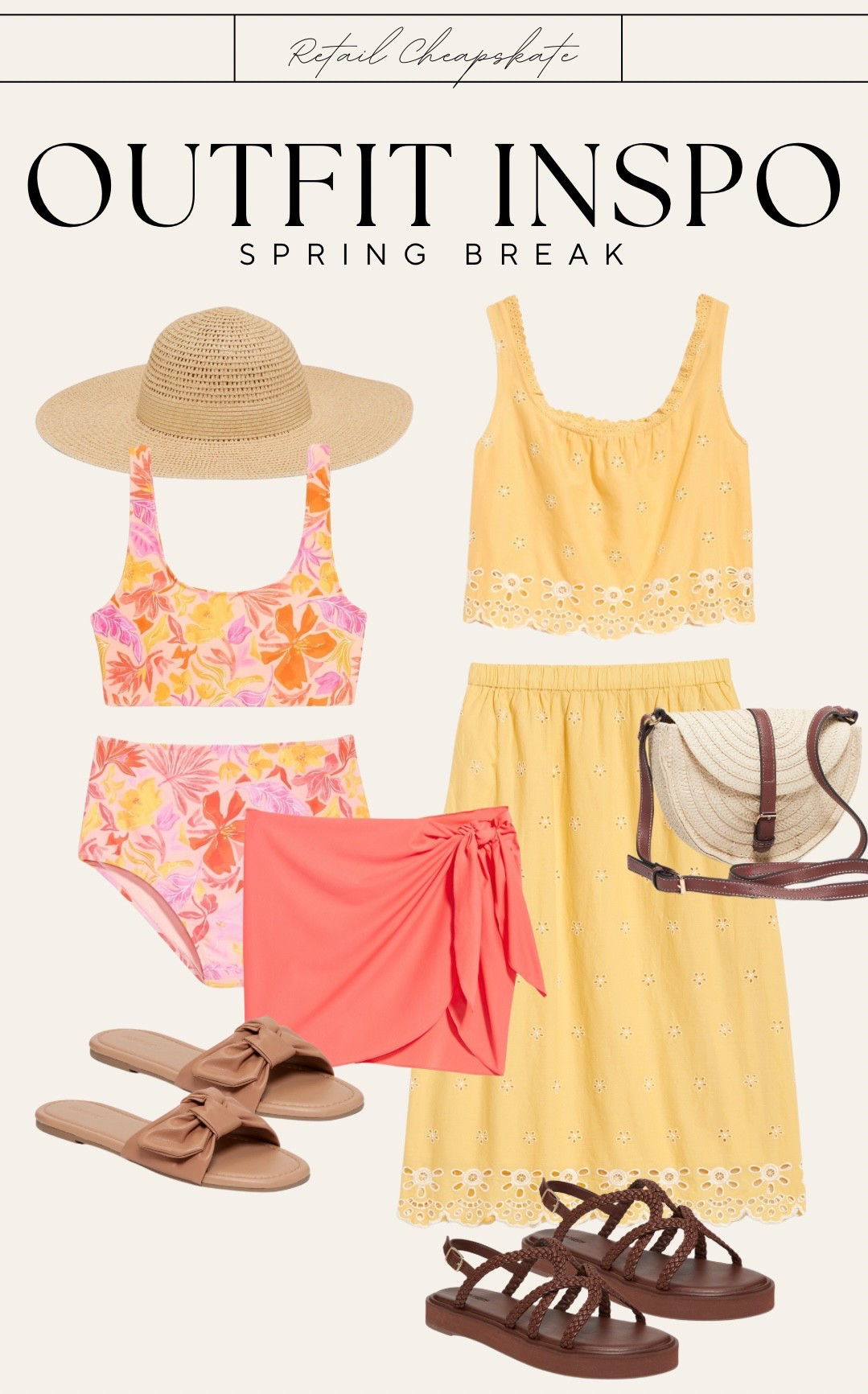 Spring break outfit inspo! 50% off everything!! Today only! 

#LTKFindsUnder50 #LTKSwim #LTKStyleTip