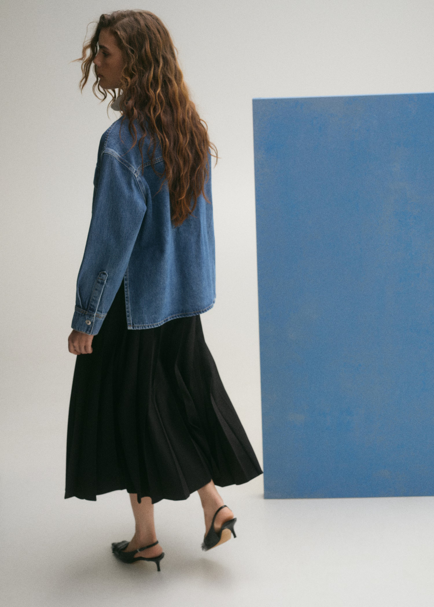 Denim overshirt pockets - Women | MANGO Canada | Mango Canada