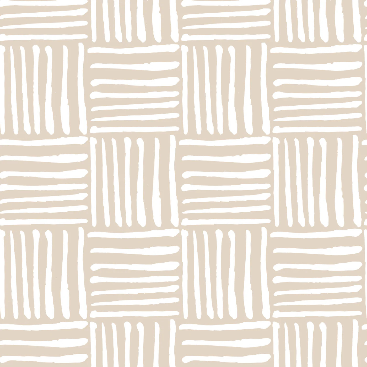 Hatch - Sand Wallpaper | Mitchell Black