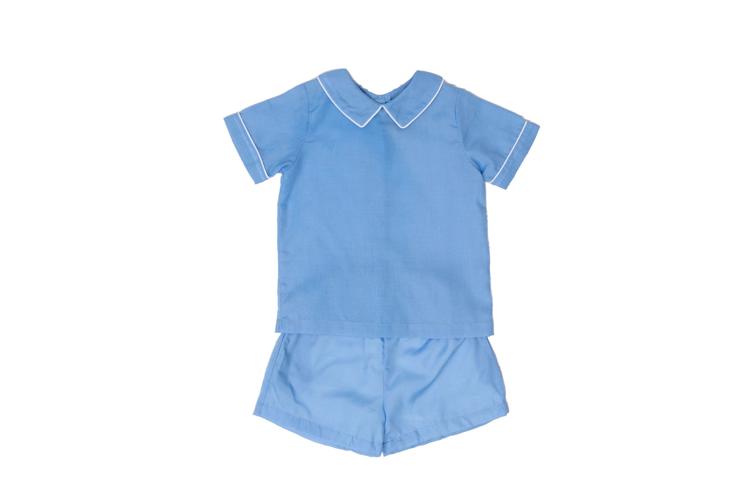 Owen Med Blue Short Set | The Oaks Apparel Company