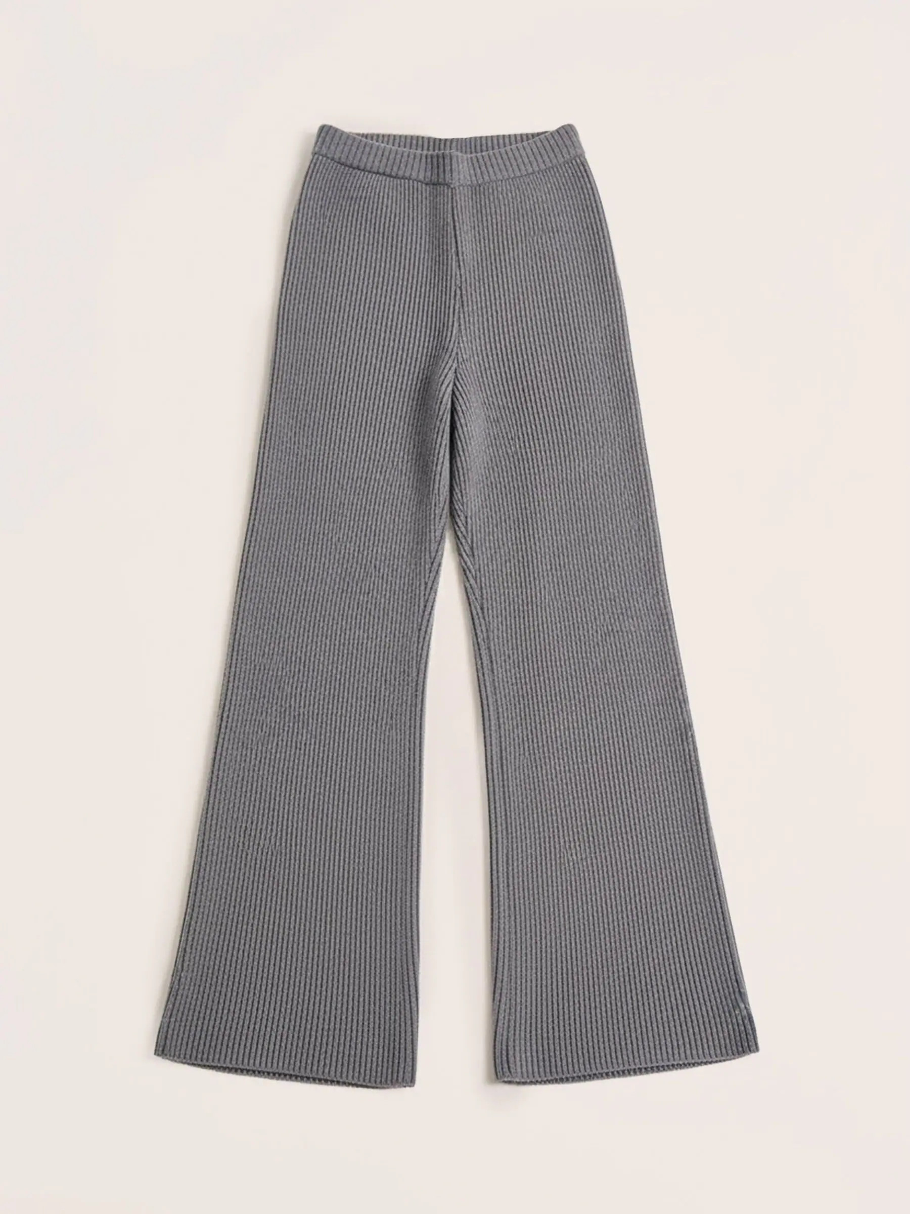 4th & Reckless 4th & Reckless Grey Bethanie Knit Trousers | Next US