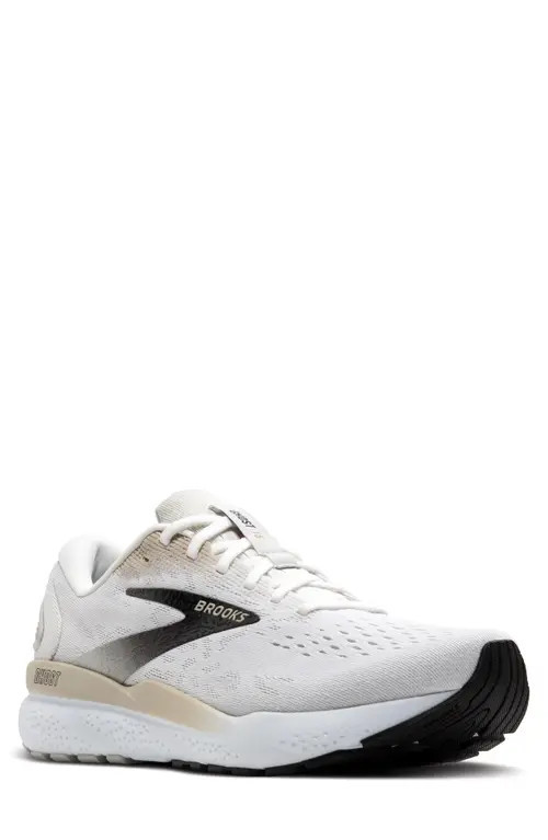Brooks Ghost 16 Running Shoe in White/Cream/Pink at Nordstrom, Size 12 | Nordstrom